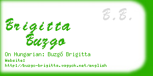 brigitta buzgo business card