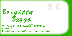 brigitta buzgo business card